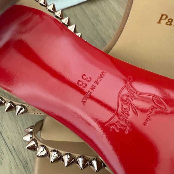 Christian Louboutin So Me Leather Sandals - Picture 2 of 5